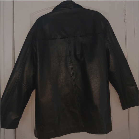 Oversized Black Unisex Jacket - Picture 3 of 7